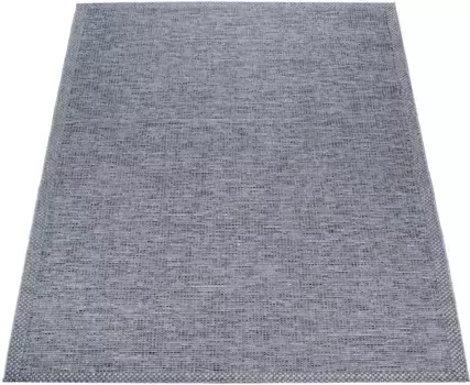 Ковер Paco Home "Quebec 135", прямоугольный, плоского переплетения, крапчатый, подходит для использования внутри и снаружи помещений, гостиная 80х150 см, серый