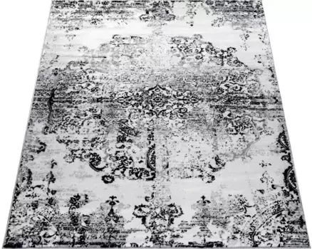 Ковер Paco Home "Tara 210", прямоугольный, короткий ворс, винтажный дизайн, гостиная 160х220 см, серый