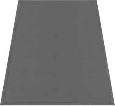 Ковер Paco Home "Tatami 475", прямоугольный, короткий ворс, однотонный, с пеной с эффектом памяти, можно стирать 100х200 см, серый