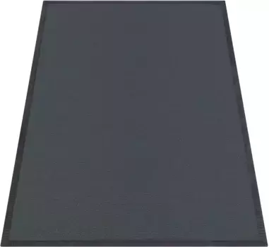 Ковер Paco Home "Tatami 475", прямоугольный, короткий ворс, однотонный, с пеной с эффектом памяти, можно стирать 140х200 см, серо-голубой