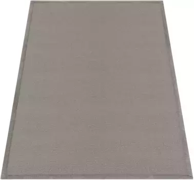 Ковер Paco Home "Tatami 475", прямоугольный, короткий ворс, однотонный, с пеной с эффектом памяти, можно стирать 140х200 см, бежевый