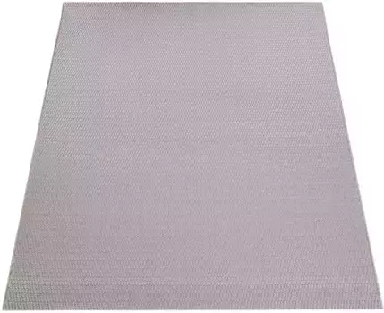 Ковер Paco Home "Waregem 624", прямоугольный, плоского плетения, однотонный, подходит для использования внутри и снаружи помещения, гостиная 120х170 см, светло-серый