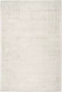 Ковер Padiro "Karma 125", прямоугольный ковер ручной работы с 3D-дизайном, мягкий на ощупь, простой в уходе 80х150 см, бежевый/серебристый