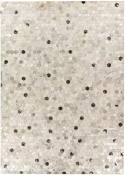 Ковер Padiro "Lavin 1025", прямоугольный, сшит вручную, уникальное изделие высокого качества 80х150 см, цвет Silber / Grau