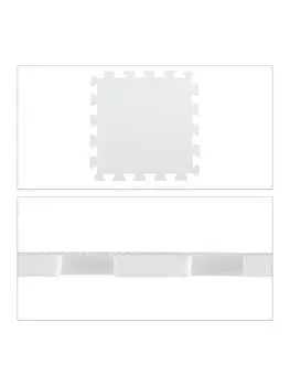 Ковер relaxdays, белый