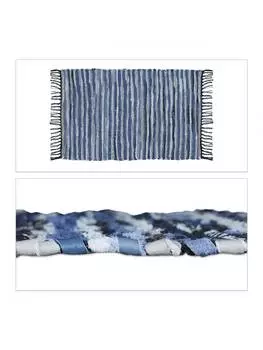 Ковер relaxdays, цвет blau/grau