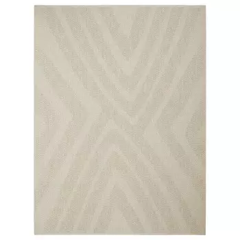 Ковер ровный, для дома и улицы, бежевый/пестрый, 240x300 см, FULLMAKT IKEA