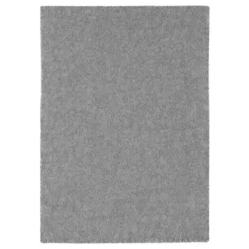 Ковер с коротким ворсом, средне-серый, 170х240 см, STOENSE IKEA