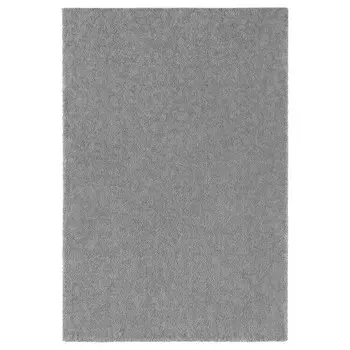 Ковер с коротким ворсом, средне-серый, 200х300 см, STOENSE IKEA