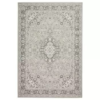 Ковер с коротким ворсом, светло-серый, 200х300 см, VEDBK IKEA