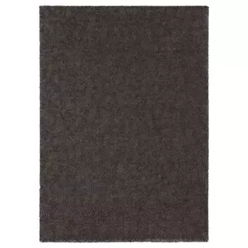 Ковер с коротким ворсом, темно-серый, 170х240 см, STOENSE IKEA
