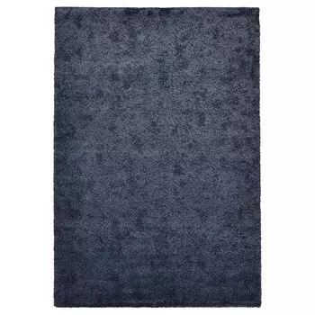 Ковер с коротким ворсом, темно-синий, 133х195 см, STOENSE IKEA