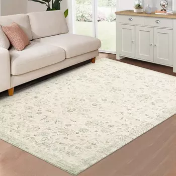 Ковер с узором Hasoo, зеленый