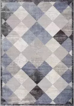 Ковер Sanat "Evra 7009", прямоугольный, гостиная, короткий ворс, современный 200х280 см, серый