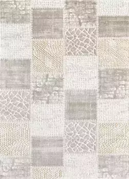 Ковер Sanat "Гармония 3202", прямоугольный, гостиная, короткий ворс, современный, спальня 160х220 см, бежевый