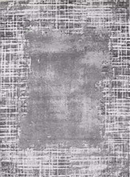 Ковер Sanat "Гармония 3210", прямоугольный, гостиная, короткий ворс, современный, спальня 120х160 см, светло-серый