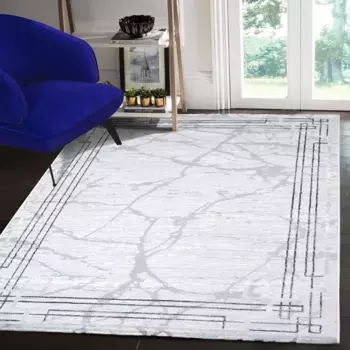 Ковер Sanat "Гармония 3214", прямоугольный, короткий ворс, гостиная 120х160 см, светло-серый