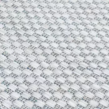 Ковер Sanat "Мелисса 8000", прямоугольный, короткий ворс, подходит для внутреннего и наружного использования, гостиная 160х230 см, светло-серый