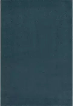 Ковер Sanat "Uni", прямоугольный, прочный ковер с коротким ворсом, большой выбор цветов 60х110 см, темно-синий