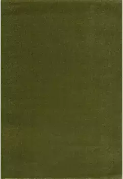 Ковер Sanat "Uni", прямоугольный, прочный ковер с коротким ворсом, большой выбор цветов 120х170 см, зеленый