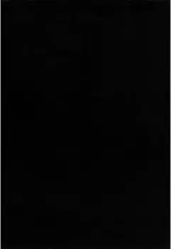 Ковер Sanat "Uni", прямоугольный, прочный ковер с коротким ворсом, большой выбор цветов 80х150 см, черный