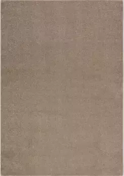 Ковер Sanat "Uni", прямоугольный, прочный ковер с коротким ворсом, большой выбор цветов 80х150 см, бежевый