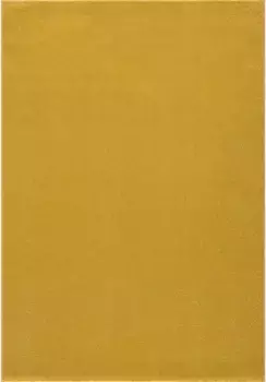Ковер Sanat "Uni", прямоугольный, прочный ковер с коротким ворсом, большой выбор цветов 200х290 см, цвет gelb