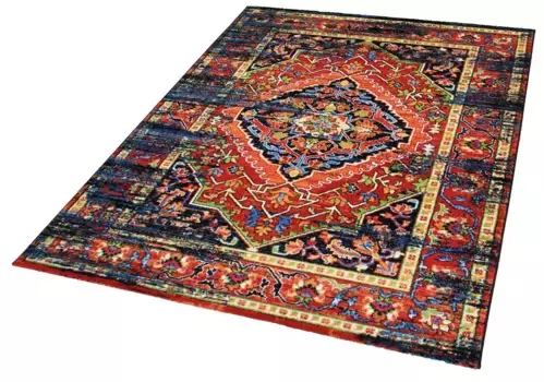 Ковер Sanat "Vintage 1614", прямоугольный, гостиная, короткий ворс, винтажный вид, ретро 120х170 см, цвет bunt