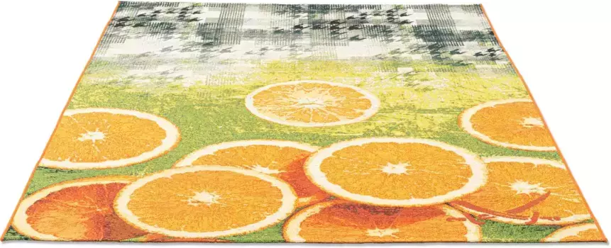 Ковер Sansibar "Rantum Beach 002", прямоугольный, плоского плетения, современный летний дизайн, подходит для использования внутри и снаружи помещений 160х230 см, цвет multi