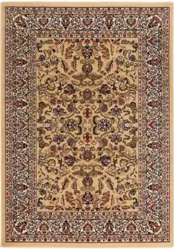 Ковер Сехразат "Excellent 804", прямоугольный, восточный вид, гостиная Sehrazat 140х200 см, бежевый