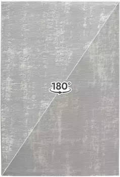 Ковер Сехразат "Элиза 7100", прямоугольный Sehrazat 120х170 см, серый/кремовый