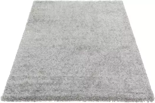 Ковер Сехразат лохматый "Этно1800", прямоугольный, в крапинку, длинный ворс, гостиная Sehrazat 80х150 см, серый