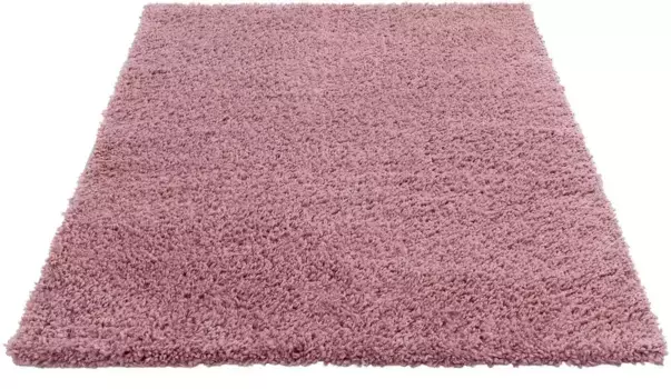 Ковер Сехразат лохматый "Этно1800", прямоугольный, в крапинку, длинный ворс, гостиная Sehrazat 200х290 см, розовый