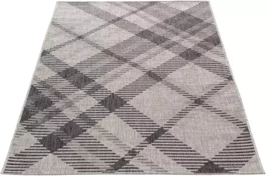 Ковер Sehrazat "Magic 3630", прямоугольный, подходит для внутреннего и наружного использования, гостиная 80х150 см, серый