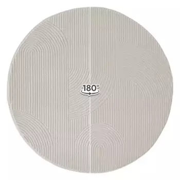 Ковер Sehrazat "Moda 1100", круглый ковер с коротким ворсом, с легким блеском, высокое качество обработки 200 см, цвет creme