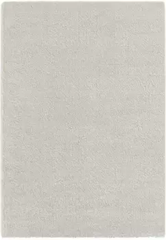 Ковер Sehrazat с высоким ворсом "Бархат 8900", прямоугольный, однотонный, пушистый мягкий, глубокий ворс, с мягким блеском, гостиная 80х300 см, белый