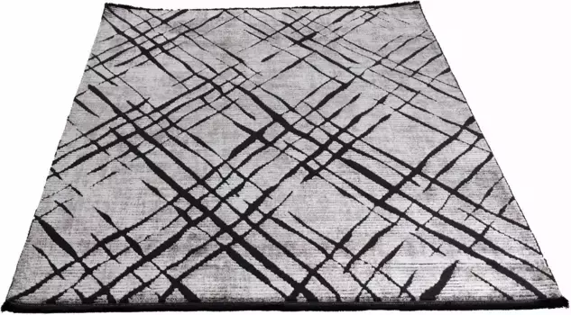 Ковер Сехразат "Слава 230", прямоугольный, гостиная, короткий ворс, высокая-низкая структура Sehrazat 160х230 см, коричневый