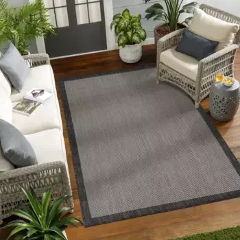 Ковер Сурья "КИРИКИ", прямоугольный Surya 120х170 см, серый