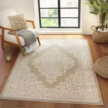 Ковер Сурья "KOKOMO", прямоугольный Surya 160х213 см, бежевый