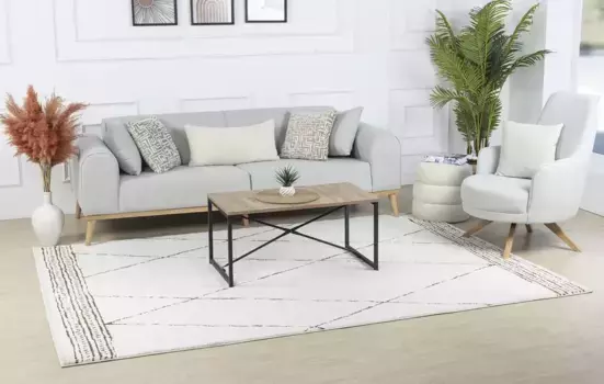 Ковер Сурья "МОДЕРН", прямоугольный Surya 160х213 см, цвет creme