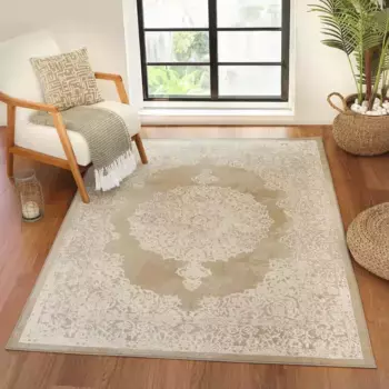 Ковер Surya "LOCKPORT", прямоугольный, восточный ковер с коротким ворсом, гостиная, спальня, бежевый 120х170 см, бежевый