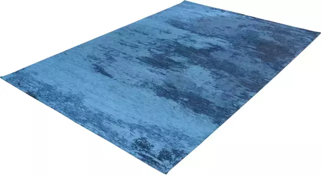 Ковер THEKO "Cape Town uni", прямоугольный, плоского плетения, идеально подходит для гостиной и спальни 68х140 см, бирюзовый