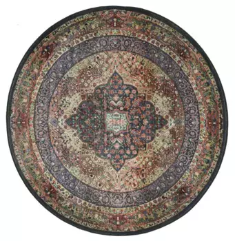 Ковер THEKO "Gabiro 190", круглый, короткий ворс, восточный вид 120 см, цвет bunt