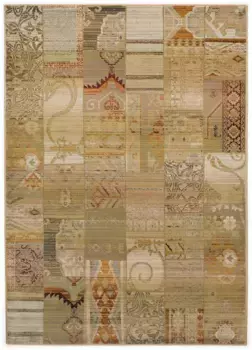 Ковер THEKO "Gabiro 5504", прямоугольный, меланжевый, идеально подходит для гостиной и спальни 90х160 см, бежевый