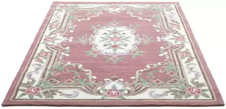 Ковер THEKO "Ming", прямоугольный, из высококачественной акриловой пряжи, идеально подходит для гостиной и спальни 60х90 см, цвет ros