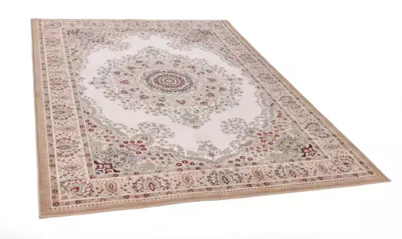 Ковер THEKO шерстяной "Дольна - 809", прямоугольный, короткий ворс, чистая шерсть, восточный вид 160х230 см, бежевый