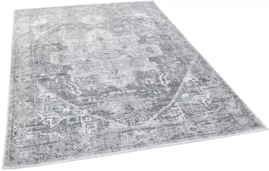 Ковер TOM TAILOR HOME "Funky Orient Tabriz", прямоугольный, короткий ворс, восточный стиль, винтажный дизайн 145х200 см, серый