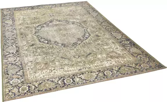 Ковер TOM TAILOR HOME "Funky Outdoor Orient One", прямоугольный, плоского переплетения, восточный вид, подходит для внутреннего и наружного использования, гостиная 120х180 см, зеленый