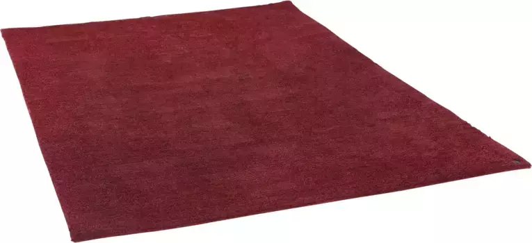 Ковер TOM TAILOR HOME "Powder Plain", прямоугольный, однотонный, особенно мягкий и пушистый 160х230 см, красный