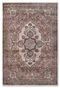 Ковер Villeroy & Boch "Рената", прямоугольный, восточный, бахрома, гостиная, спальня, классика, винтаж 200х265 см, красный/многоцветный